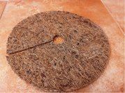 Kokosový kruh proti plevelu - 3 kusy, průměr 22,5 cm